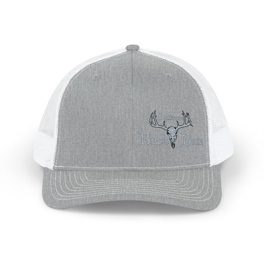 Buck Bum Outdoors Snapback Trucker Cap  - Stylish Hat for Hunting, Fishing, Camping, Outdoor Adventures.