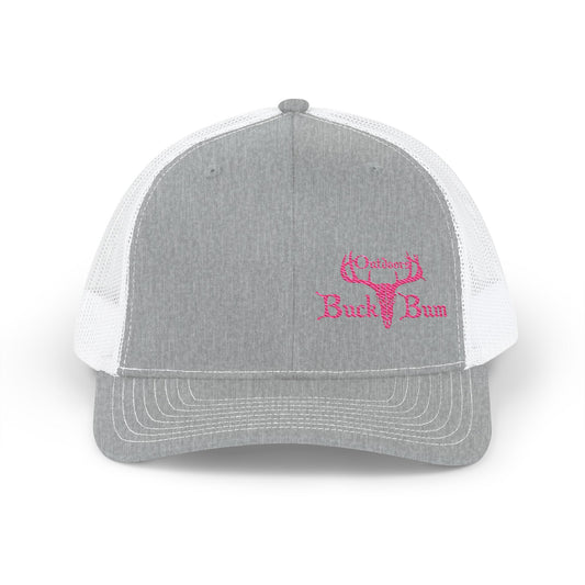 Buck Bum Outdoors Snapback Trucker Cap - Stylish Hat for Hunting, Fishing, Camping, Outdoor Adventures.