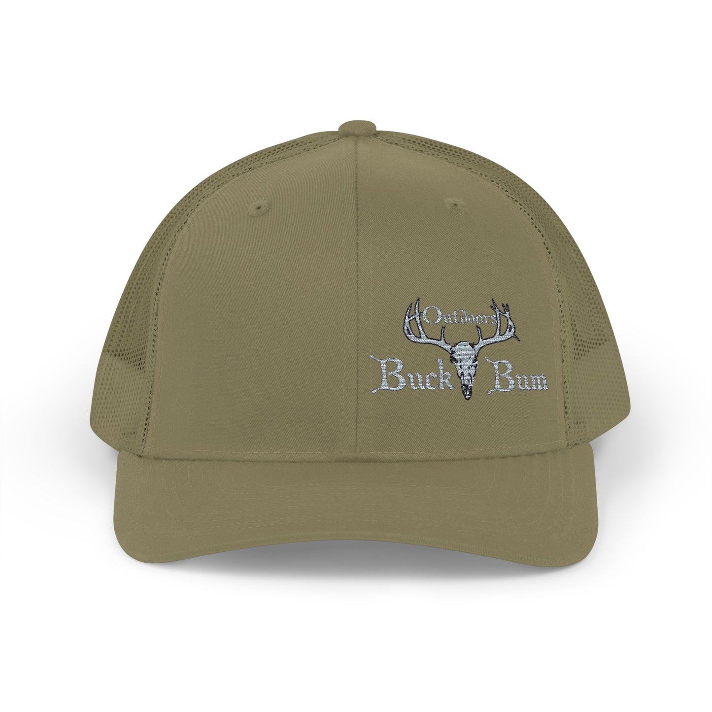 Buck Bum Outdoors Snapback Trucker Cap  - Stylish Hat for Hunting, Fishing, Camping, Outdoor Adventures.