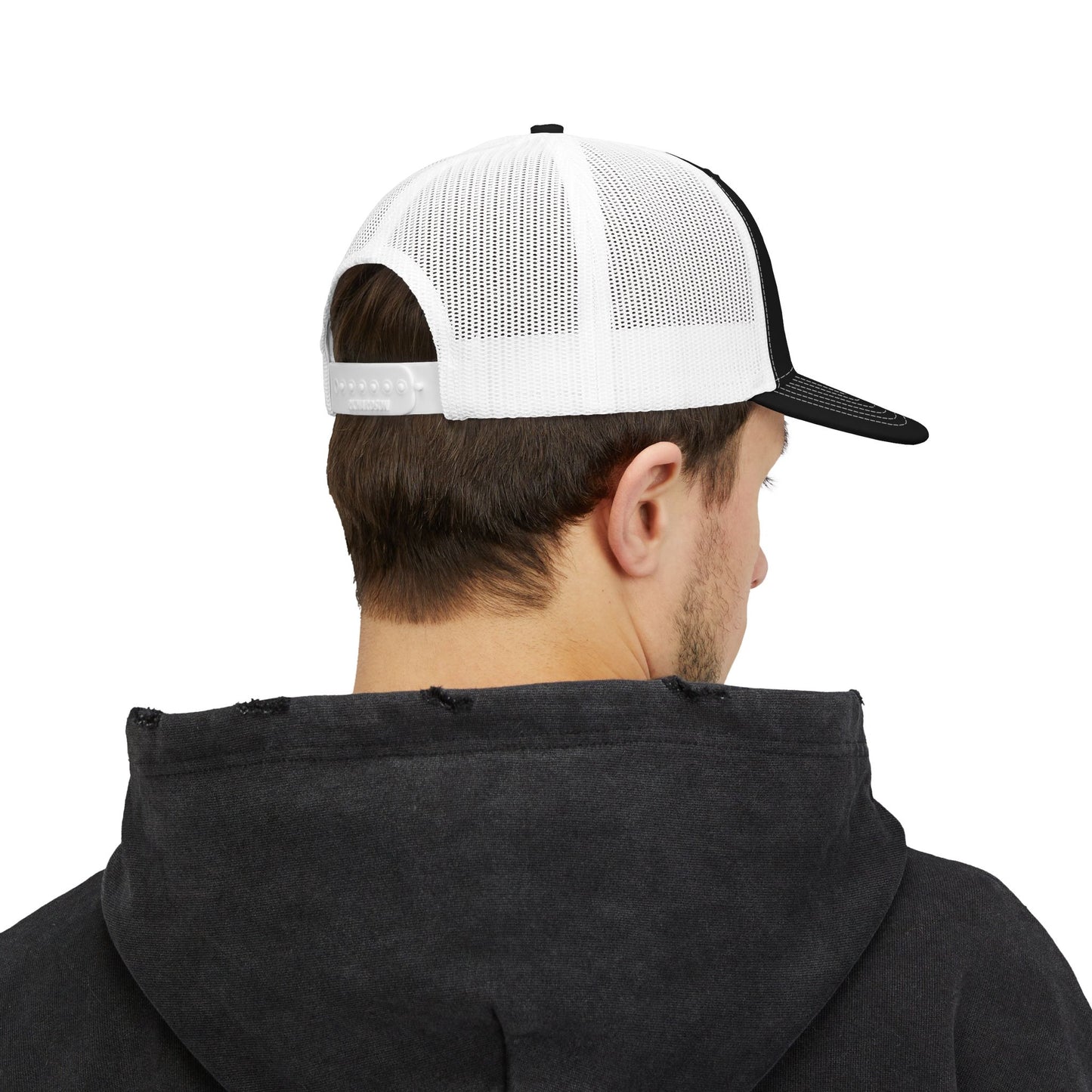 Buck Bum Outdoors Snapback Trucker Cap  - Stylish Hat for Hunting, Fishing, Camping, Outdoor Adventures.