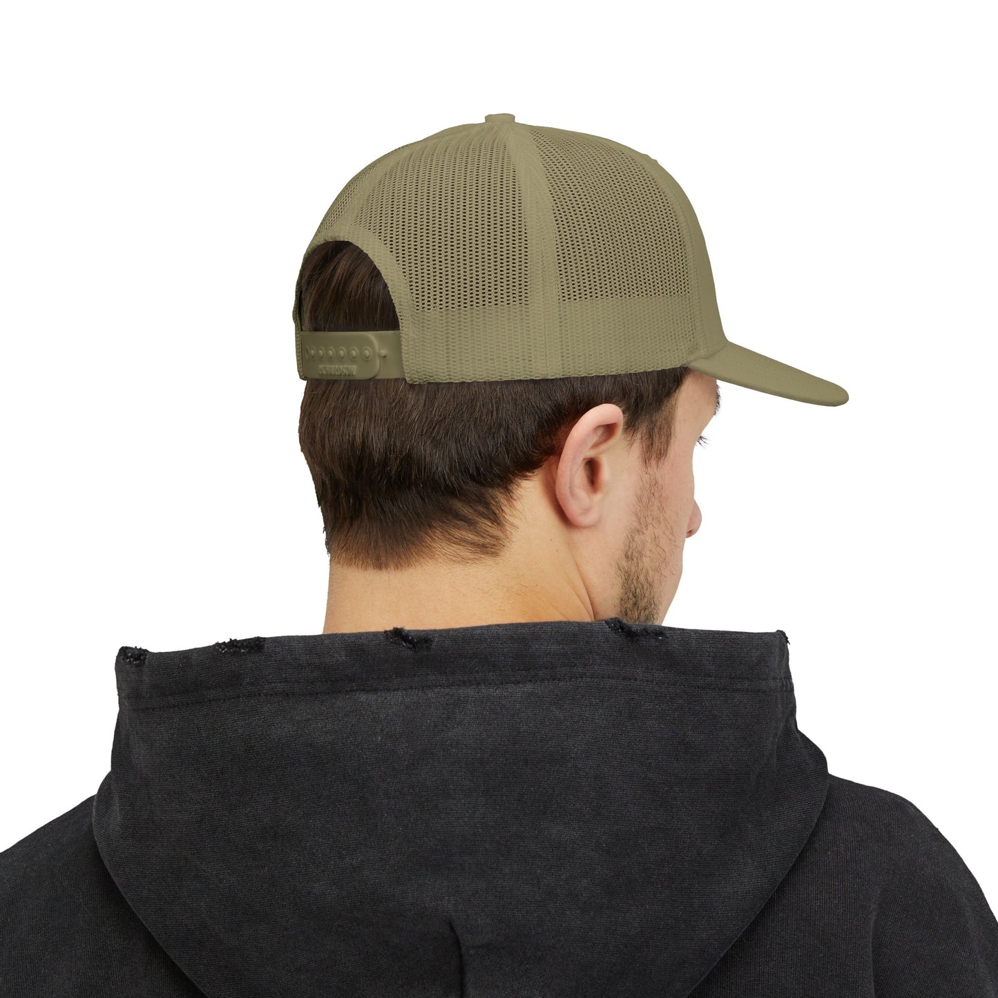 Buck Bum Outdoors Snapback Trucker Cap  - Stylish Hat for Hunting, Fishing, Camping, Outdoor Adventures.