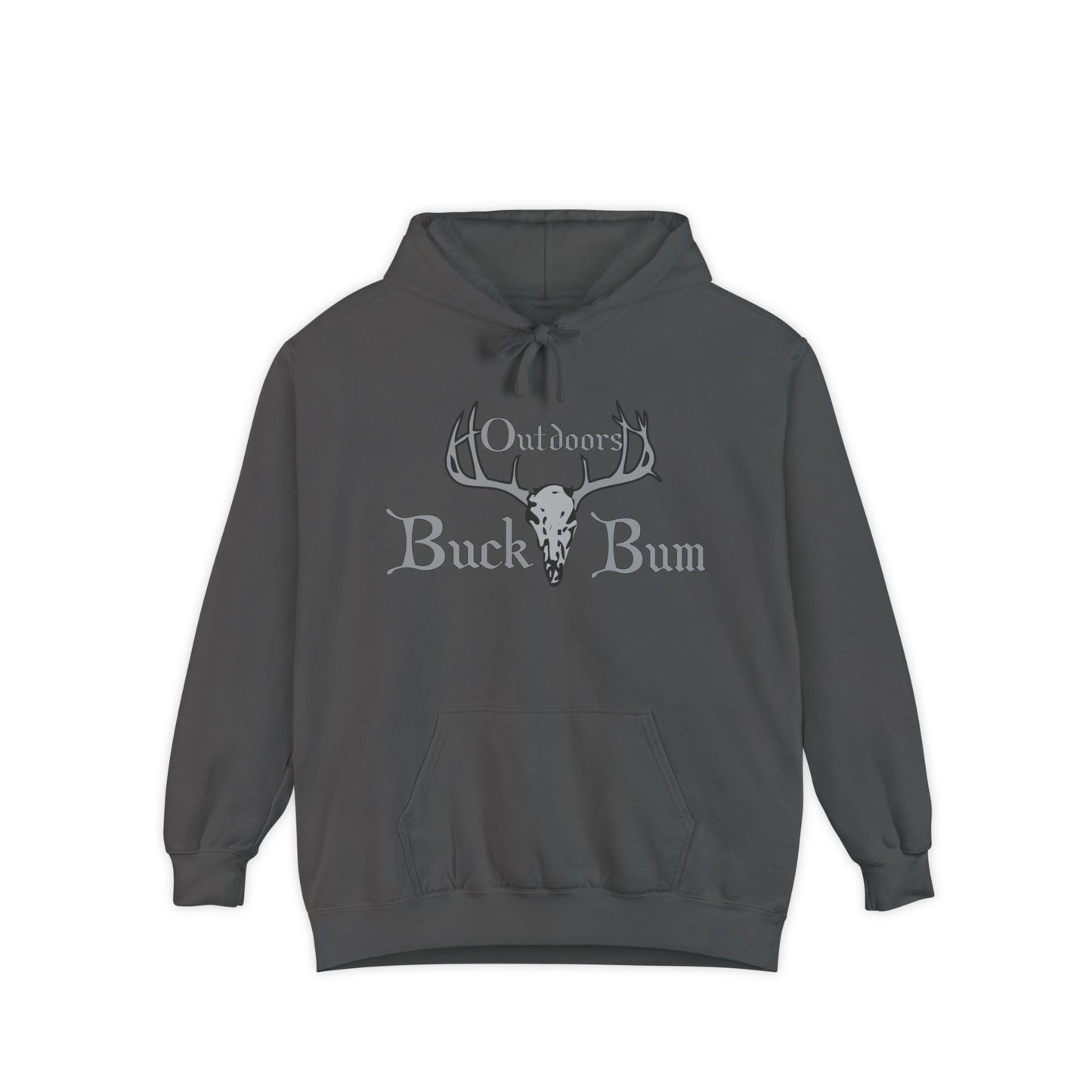 Buck Bum Outdoors Hoodie  | Unisex Garment-Dyed Sweatshirt for Nature Lovers, Autumn, Camping, Casual Wear