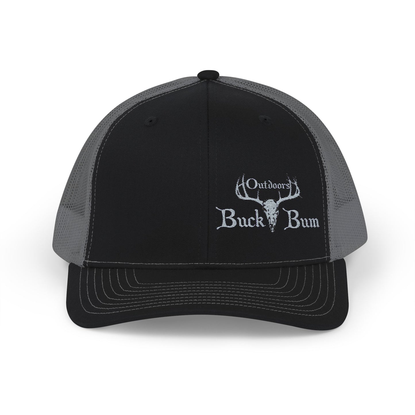 Buck Bum Outdoors Snapback Trucker Cap - Stylish Hat for Hunting, Fishing, Camping, Outdoor Adventures.