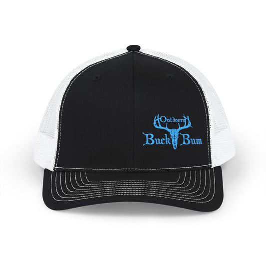 Buck Bum Outdoors Snapback Trucker Cap  - Stylish Hat for Hunting, Fishing, Camping, Outdoor Adventures.