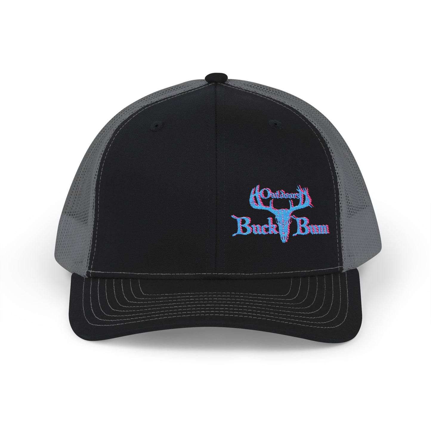 Buck Bum Outdoors Snapback Trucker Cap  - Stylish Hat for Hunting, Fishing, Camping, Outdoor Adventures.