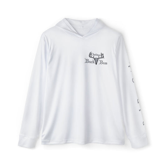 Buck Bum Outdoors Men's Sports Warmup/Fishing Hoodie  - Perfect for Outdoors, Fishing, and Active Wear