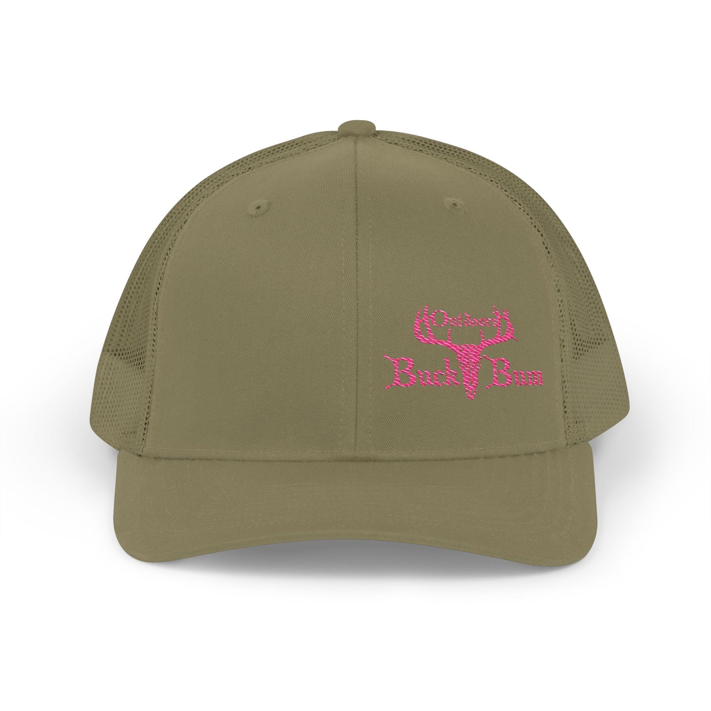 Buck Bum Outdoors Snapback Trucker Cap  - Stylish Hat for Hunting, Fishing, Camping, Outdoor Adventures.