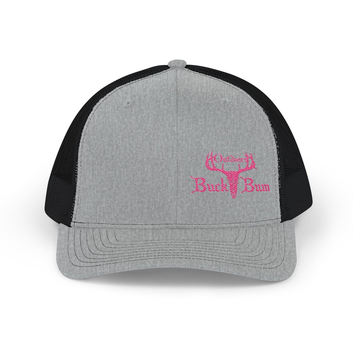 Buck Bum Outdoors Snapback Trucker Cap - Stylish Hat for Hunting, Fishing, Camping, Outdoor Adventures.