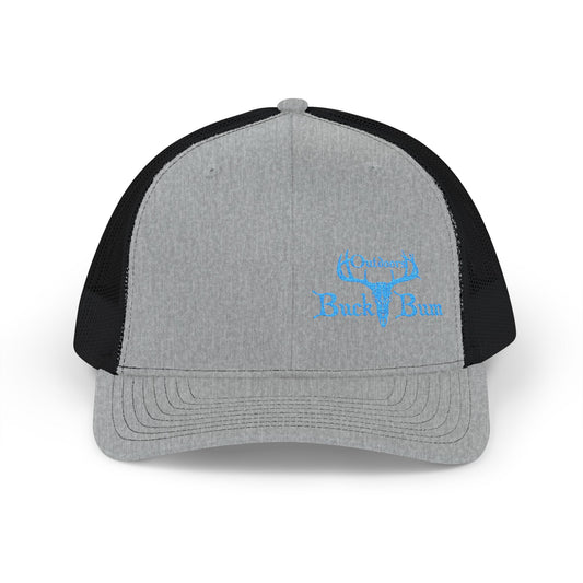 Buck Bum Outdoors Snapback Trucker Cap  - Stylish Hat for Hunting, Fishing, Camping, Outdoor Adventures.