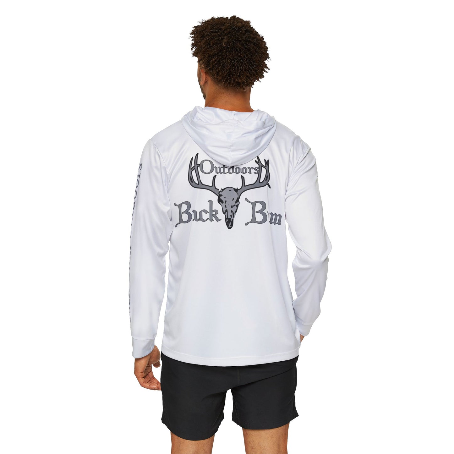 Buck Bum Outdoors Men's Sports Warmup/Fishing Hoodie  - Perfect for Outdoors, Fishing, and Active Wear