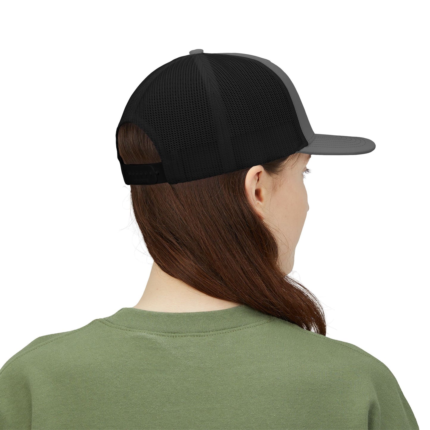 Buck Bum Outdoors Snapback Trucker Cap  - Stylish Hat for Hunting, Fishing, Camping, Outdoor Adventures.