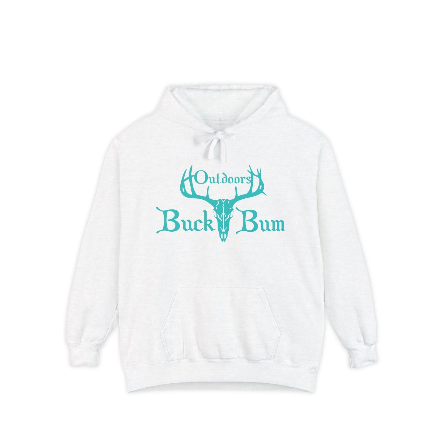 Buck Bum Outdoors Hoodie | Unisex Garment-Dyed Sweatshirt for Nature Lovers, Autumn, Camping, Casual Wear