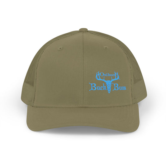 Buck Bum Outdoors Snapback Trucker Cap   - Stylish Hat for Hunting, Fishing, Camping, Outdoor Adventures.