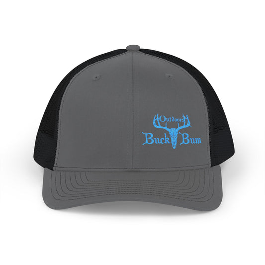 Buck Bum Outdoors Snapback Trucker Cap  - Stylish Hat for Hunting, Fishing, Camping, Outdoor Adventures.